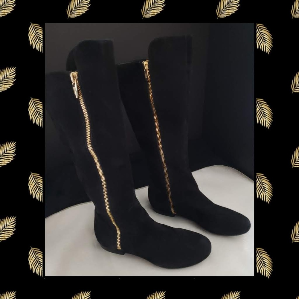 Sigerson Morrison Black Suede Pamela Boots